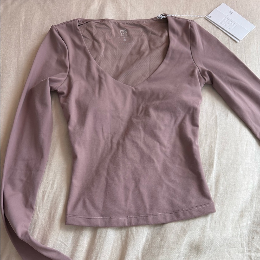 CSB Form Alina Long Sleeve Top NWT